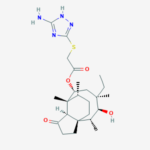 molecular formula C24H38N4O4S B193673 Azamulin CAS No. 76530-44-4