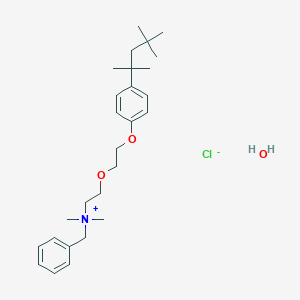 molecular formula C27H42NO2.Cl.H2O B193688 苯扎氯铵 CAS No. 5929-09-9
