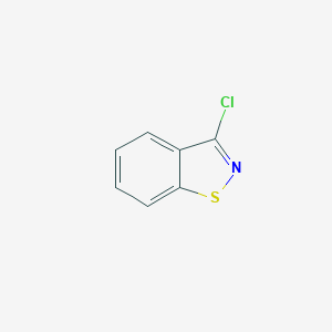 molecular formula C7H4ClNS B019369 3-Chloro-1,2-benzisothiazole CAS No. 7716-66-7
