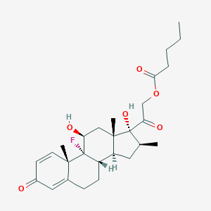 molecular formula C27H37FO6 B193696 Betamethasone 21-valerate CAS No. 2240-28-0