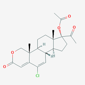 molecular formula C22H27ClO5 B019370 Osaterone acetate CAS No. 105149-00-6