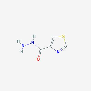 molecular formula C4H5N3OS B019371 噻唑-4-甲酰肼 CAS No. 101257-38-9