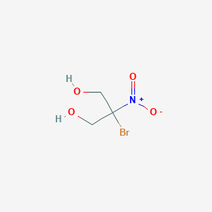 molecular formula HOCH2CBr(NO2)CH2OH<br>C3H6O4BrN<br>C3H6BrNO4 B193717 Bronopol CAS No. 52-51-7