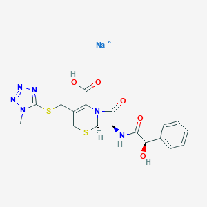 molecular formula C18H18N6NaO5S2 B193749 Cefamandole sodium CAS No. 30034-03-8