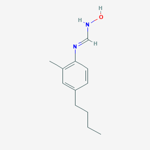 molecular formula C12H18N2O B019375 N-hydroxy-N'-(4-butyl-2-methylphenyl)formamidine CAS No. 339068-25-6