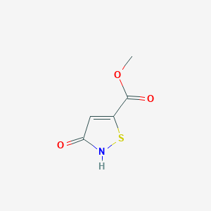 molecular formula C5H5NO3S B019378 3-羟基异噻唑-5-羧酸甲酯 CAS No. 100241-89-2