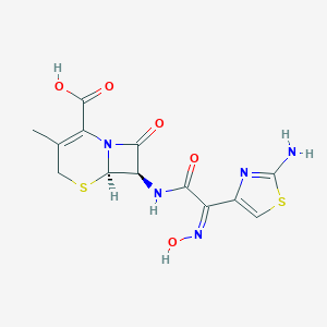 molecular formula C13H13N5O5S2 B193781 Cefdinir impurity C CAS No. 71091-93-5