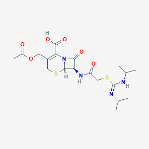 molecular formula C19H28N4O6S2 B193784 Cefathiamidine CAS No. 33075-00-2