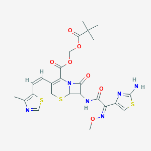 molecular formula C25H28N6O7S3 B193799 Spectracef CAS No. 117467-28-4