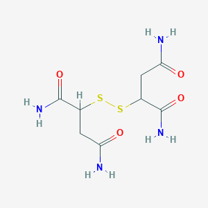 molecular formula C8H14N4O4S2 B019380 2,2'-Disulfanediyl-bis-succinamide CAS No. 62020-62-6