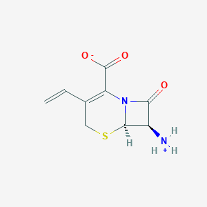 molecular formula C9H10N2O3S B193811 (6R,7R)-7-Amino-8-oxo-3-vinyl-5-thia-1-azabicyclo[4.2.0]oct-2-ene-2-carboxylic acid CAS No. 79349-82-9