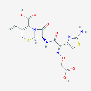 molecular formula C16H15N5O7S2 B193813 Suprax CAS No. 97164-56-2
