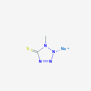 molecular formula C2H3N4S Na B193820 Sodium 1-methyl-1H-tetrazole-5-thiolate CAS No. 51138-06-8