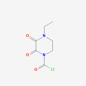 B193831 4-Ethyl-2,3-dioxopiperazine-1-carbonyl chloride CAS No. 59703-00-3
