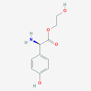 2-hydroxyethyl (2R)-2-amino-2-(4-hydroxyphenyl)acetate