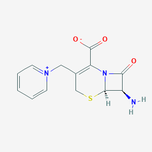 molecular formula C13H13N3O3S B193851 N-(7-Aminocephem-3-em-3-ylmethyl)pyridinium-4-carboxylate CAS No. 3432-88-0