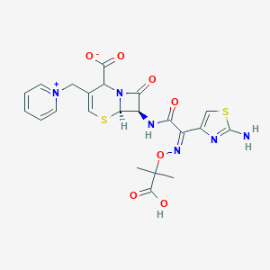 molecular formula C22H22N6O7S2 B193858 δ-2-头孢他啶 CAS No. 1000980-60-8