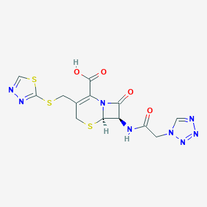 molecular formula C13H12N8O4S3 B193878 Ceftezole CAS No. 26973-24-0