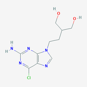 2-(2-(2-Amino-6-chloro-9H-purin-9-yl)ethyl)propane-1,3-diol