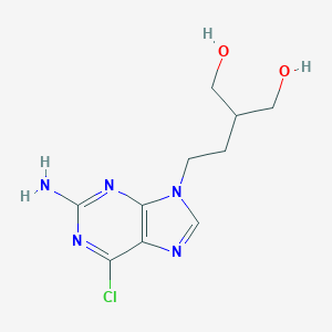 molecular formula C10H14ClN5O2 B193904 2-(2-(2-Amino-6-chloro-9H-purin-9-yl)ethyl)propane-1,3-diol CAS No. 172529-94-1