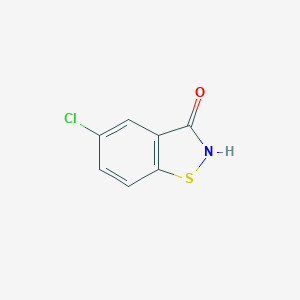 molecular formula C7H4ClNOS B019391 5-Chloro-1,2-benzisothiazol-3(2H)-one CAS No. 4337-43-3