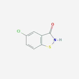 molecular formula C7H4ClNOS B019391 5-Chloro-1,2-benzisothiazolin-3-one CAS No. 4337-43-3