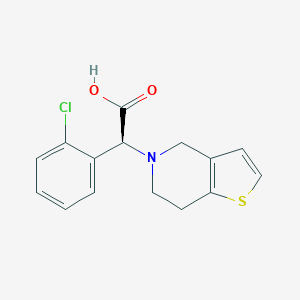 molecular formula C15H14ClNO2S B193918 (S)-2-(2-Chlorophenyl)-2-(6,7-dihydrothieno[3,2-c]pyridin-5(4H)-yl)acetic acid CAS No. 144457-28-3