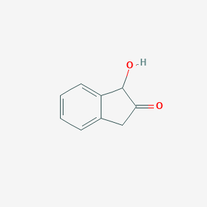 molecular formula C9H8O2 B019393 1-Hydroxy-1H-inden-2(3H)-one CAS No. 109296-68-6