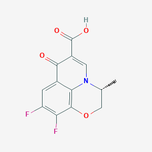 molecular formula C13H9F2NO4 B193951 Ofloxacin Q acid, (R)- CAS No. 110548-07-7