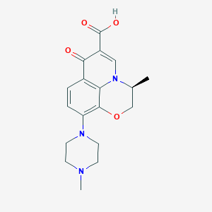molecular formula C18H21N3O4 B193972 Defluoro Levofloxacin CAS No. 117620-85-6