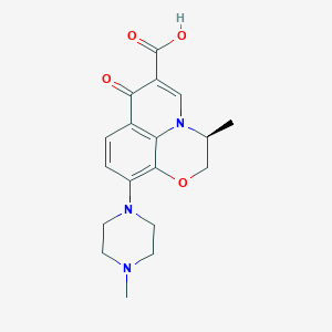 molecular formula C18H21N3O4 B193972 9-Desfluoro levofloxacin CAS No. 117620-85-6