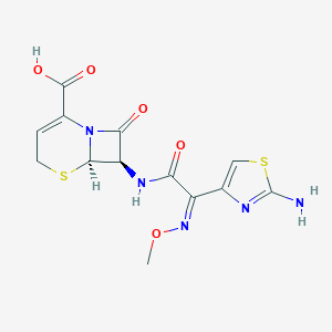 molecular formula C13H13N5O5S2 B193995 Ceftizoxime CAS No. 68401-81-0
