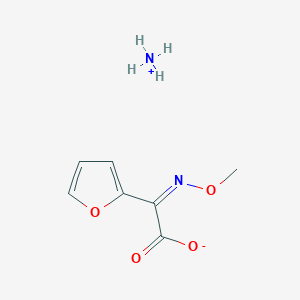 molecular formula C7H10N2O4 B194020 Ammonium (Z)-2-(furan-2-yl)-2-(methoxyimino)acetate CAS No. 97148-39-5