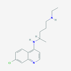 molecular formula C16H22ClN3 B194037 Desethyl chloroquine CAS No. 1476-52-4