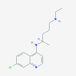molecular formula C16H22ClN3 B194037 去乙酰氯喹 CAS No. 1476-52-4