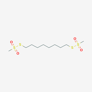 molecular formula C10H22O4S4 B019404 1,8-Octadiyl Bismethanethiosulfonate CAS No. 4356-71-2