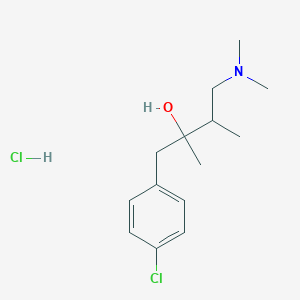 molecular formula C14H23Cl2NO B194082 Clobutinol Hydrochloride CAS No. 1215-83-4