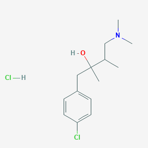 molecular formula C14H23Cl2NO B194082 Clobutinol hydrochloride CAS No. 1215-83-4