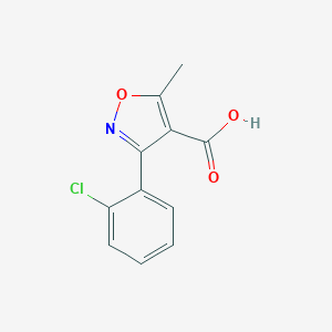 3-(2-Chlorophenyl)-5-methylisoxazole-4-carboxylic acid