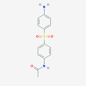 molecular formula C14H14N2O3S B194098 N-Acetyl dapsone CAS No. 565-20-8