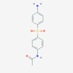 molecular formula C14H14N2O3S B194098 Monoacetyldapsone CAS No. 565-20-8