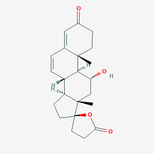 molecular formula C₂₂H₂₈O₄ B019410 11alpha-Hydroxycanrenone CAS No. 192569-17-8