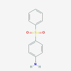 molecular formula C12H11NO2S B194103 4-(苯磺酰基)苯胺 CAS No. 7019-01-4