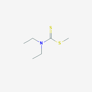 molecular formula C6H13NS2 B194114 甲基二乙基二硫代氨基甲酸酯 CAS No. 686-07-7
