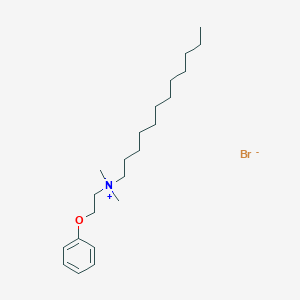 molecular formula C22H40NO.Br<br>C22H40BrNO B194119 Domiphen Bromide CAS No. 538-71-6