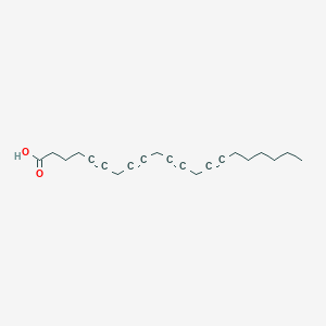 molecular formula C21H26O2 B019413 5,8,11,14-Heneicosatetraynoic acid CAS No. 19960-58-8