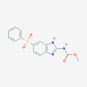 molecular formula C15H13N3O4S B194157 Fenbendazole sulfone CAS No. 54029-20-8