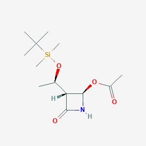molecular formula C13H25NO4Si B194166 氮杂环丁酮 CAS No. 76855-69-1