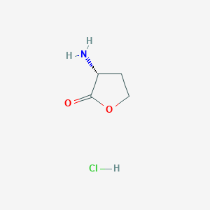 molecular formula C4H8ClNO2 B019419 D-Homoserine Lactone hydrochloride CAS No. 104347-13-9