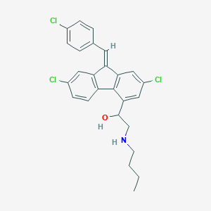 molecular formula C26H24Cl3NO B194210 Desbutyllumefantrine CAS No. 355841-11-1